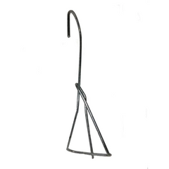 Orchid Nerd ™ Galvanized Double Clay Pot Metal Hangers 18 inch